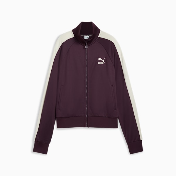 ICONIC Women's T7 Track Jacket, Midnight Plum, extralarge