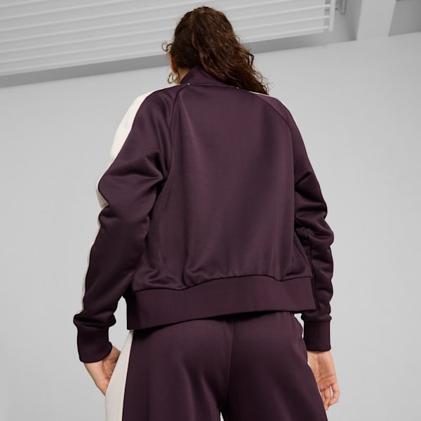 ICONIC Women's T7 Track Jacket, Midnight Plum, extralarge