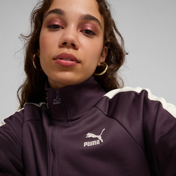 ICONIC Women's T7 Track Jacket, Midnight Plum, extralarge