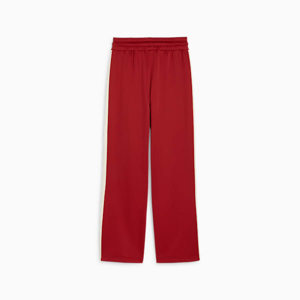 ICONIC Women's T7 Knitted Track Pants, Intense Red, extralarge