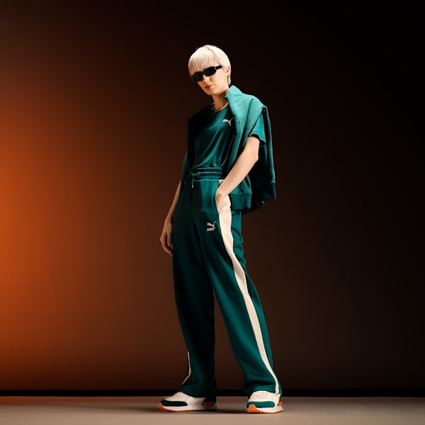 ICONIC T7 Women's Track Pants, Cold Green, extralarge-IND