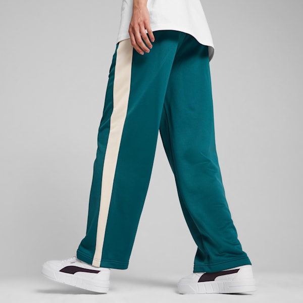 ICONIC Women's T7 Knitted Track Pants, Cold Green, extralarge