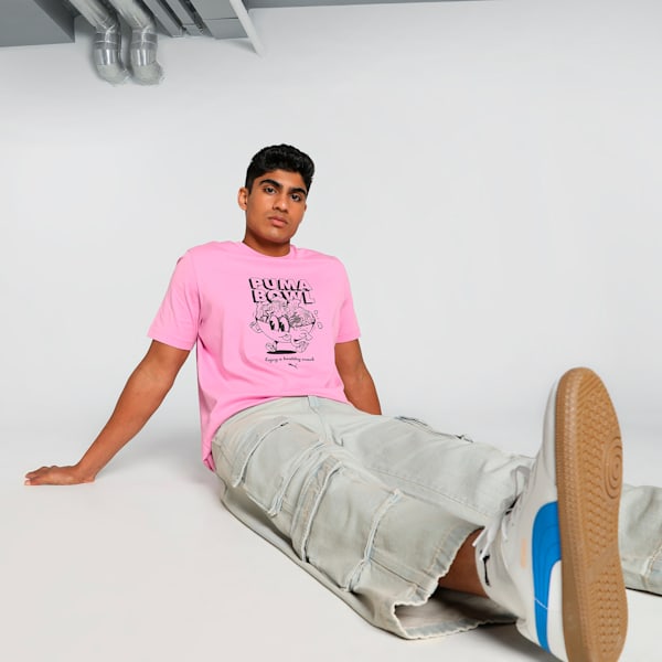 GRAPHICS Bowl Men's Tee, Mauved Out, extralarge-IND