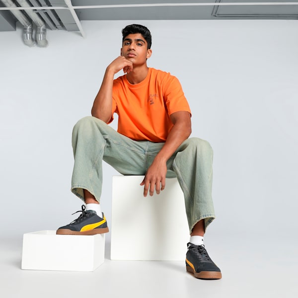 GRAPHICS Grow Playful Men's Relaxed Fit Tee, Maple Syrup, extralarge-IND