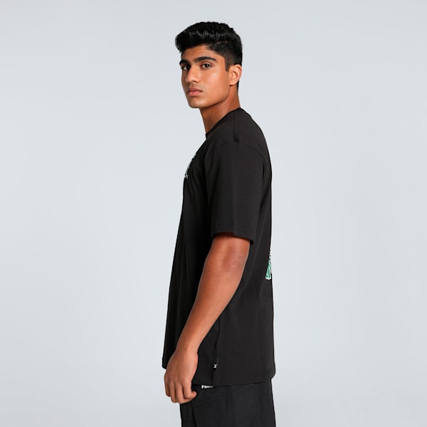 GRAPHICS Super PUMA Men's Relaxed Fit Tee, PUMA Black, extralarge-IND