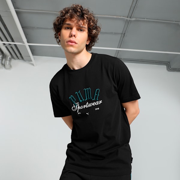 GRAPHICS PUMA Sportswear Men's Tee, PUMA Black, extralarge-IND