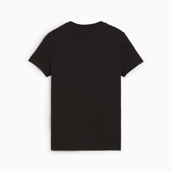 CLASSICS Shiny Logo Big Kids' Tee, PUMA Black, extralarge