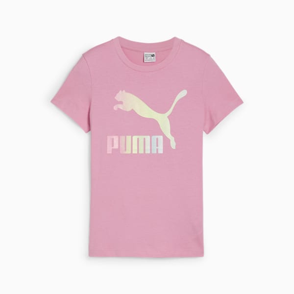 CLASSICS Shiny Logo Big Kids' Tee, Mauved Out, extralarge