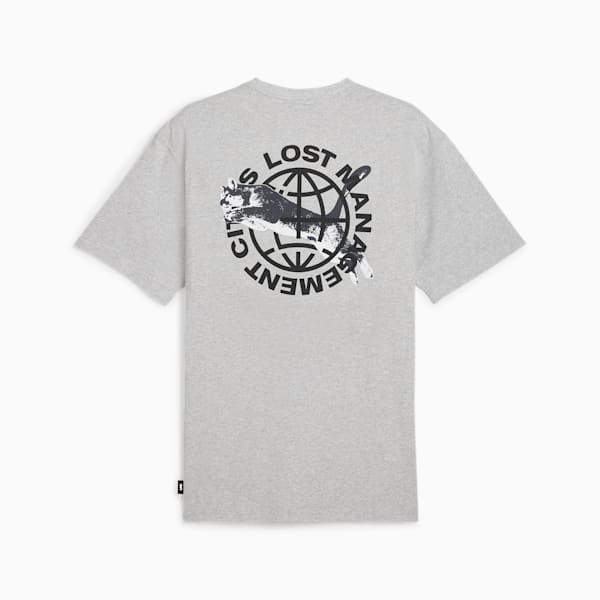 PUMA x LMC Cat Tee Men, Light Gray Heather, extralarge