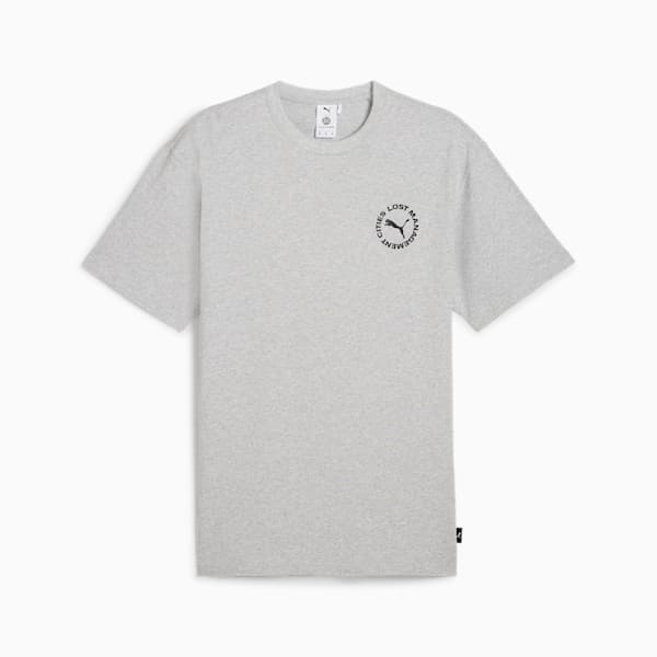 Playera Hombre PUMA x LMC, Light Gray Heather, extralarge