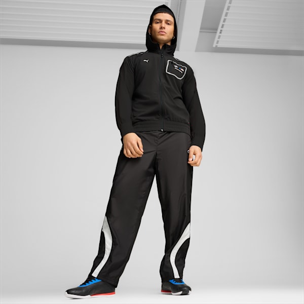 BMW M Motorsport Panelled Full-Zip Hoodie Men, PUMA Black, extralarge