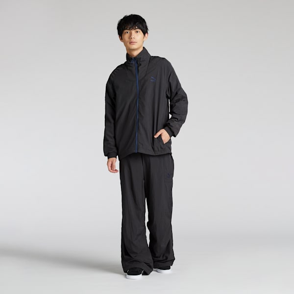 メンズ T7 ウーブンジャケット, PUMA Black, extralarge-JPN