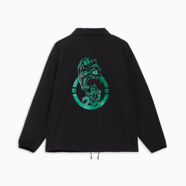 メンズ クラシック スケートボード PUMAS コーチ ジャケット, PUMA Black, extralarge-JPN