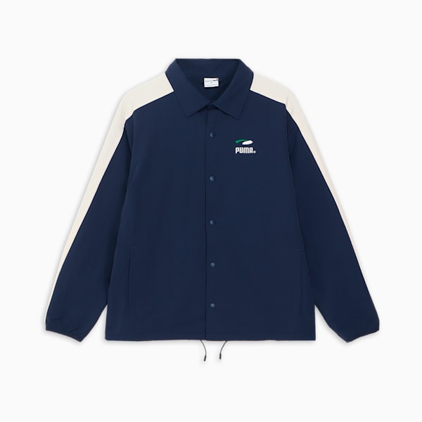メンズ クラシック スケートボード PUMAS コーチ ジャケット, Club Navy, extralarge-JPN