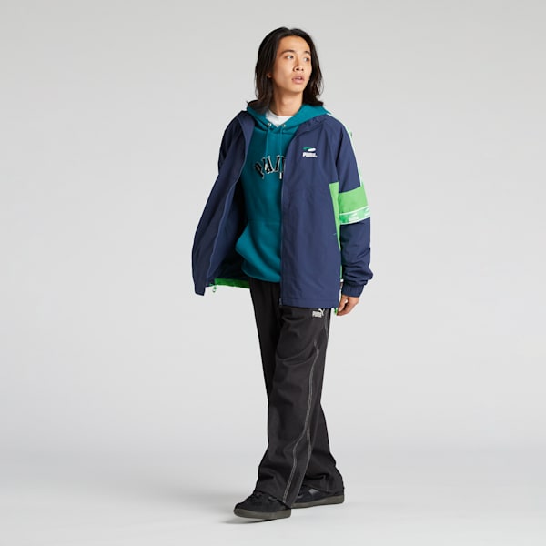 メンズ スケートボード PUMAS ウーブンジャケット, Club Navy, extralarge-JPN