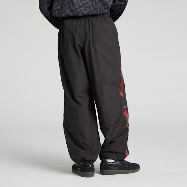 メンズ スケートボード PUMAS ウーブンパンツ, PUMA Black, extralarge-JPN