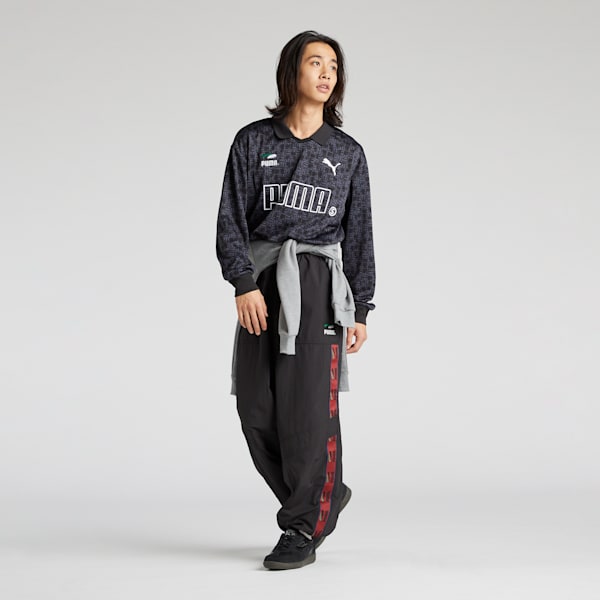 メンズ スケートボード PUMAS ウーブンパンツ, PUMA Black, extralarge-JPN