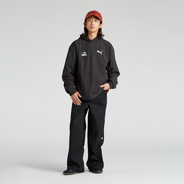 メンズ スケートボード PUMAS ウーブン シャツ, PUMA Black, extralarge-JPN
