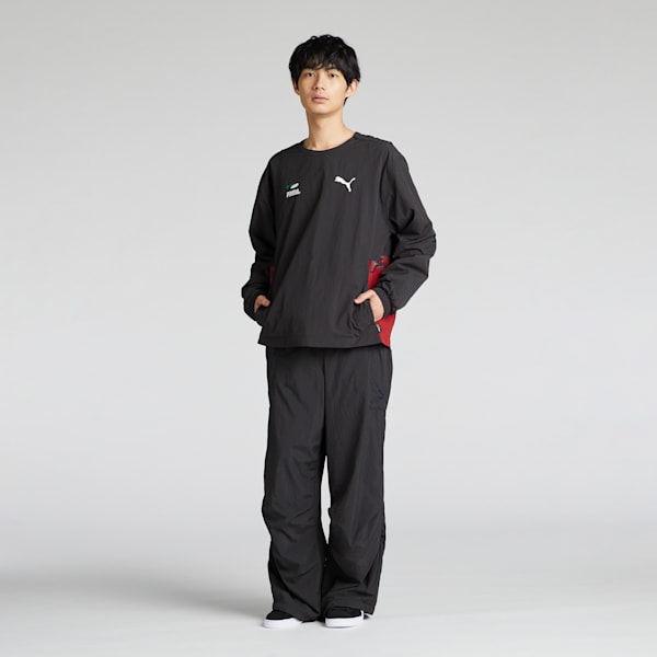 メンズ スケートボード PUMAS ウーブン シャツ, PUMA Black, extralarge-JPN