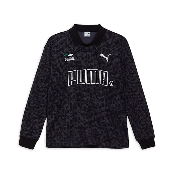 メンズ スケートボード PUMAS 長袖 Tシャツ, PUMA Black, extralarge-JPN