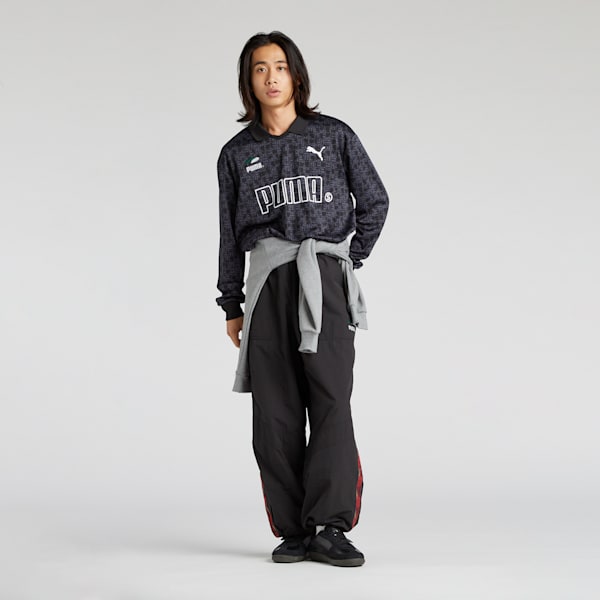 メンズ スケートボード PUMAS 長袖 Tシャツ, PUMA Black, extralarge-JPN
