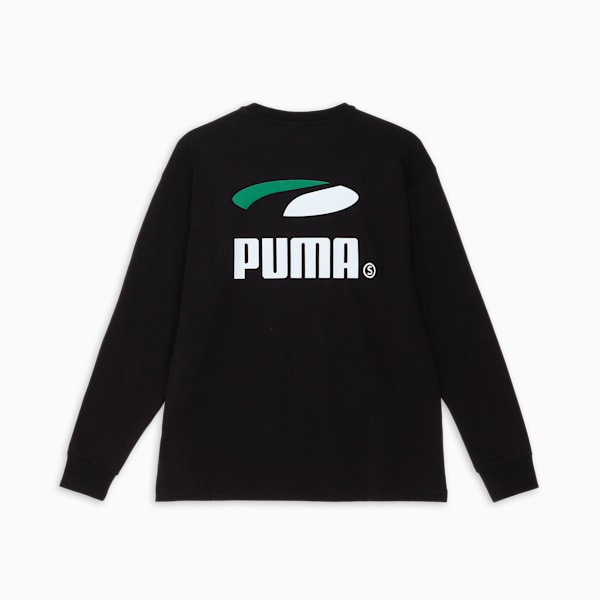 メンズ スケートボード PUMAS 長袖 Tシャツ 2, PUMA Black, extralarge-JPN