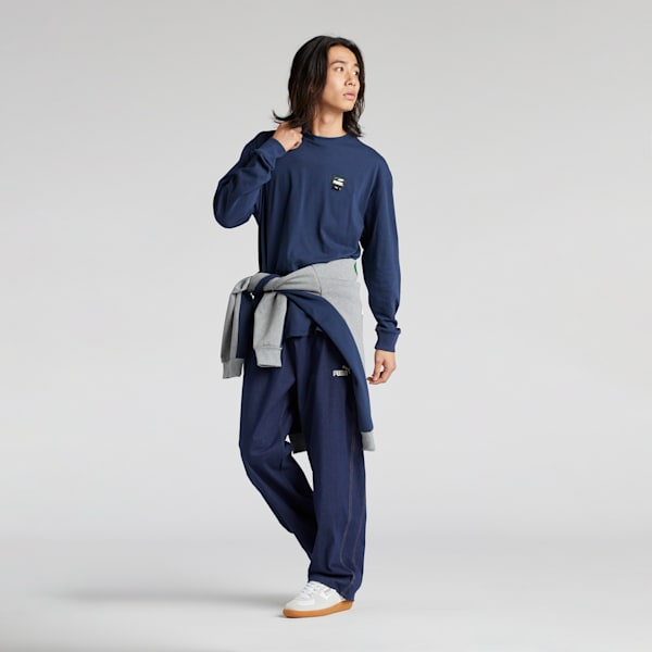 メンズ スケートボード PUMAS 長袖 Tシャツ 2, Club Navy, extralarge-JPN