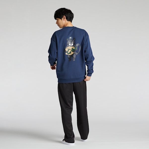 メンズ スケートボード PUMAS クルースウェット, Club Navy, extralarge-JPN