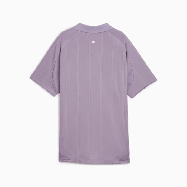 Playera con cuello camisero YONA para mujer, Pale Plum, extralarge