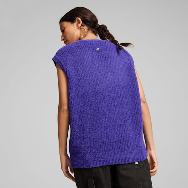 YONA Women's Vest, Lapis Lazuli, extralarge