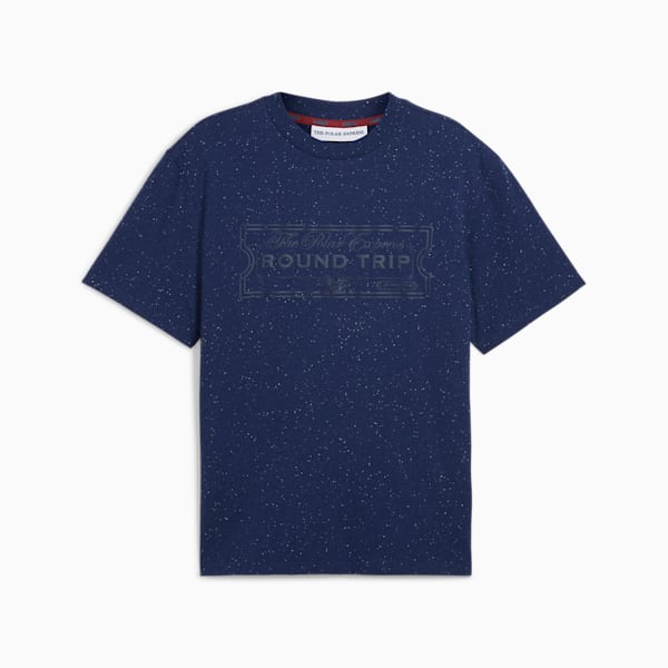 PUMA HOOPS x POLAR EXPRESS Men's Tee, Club Navy, extralarge