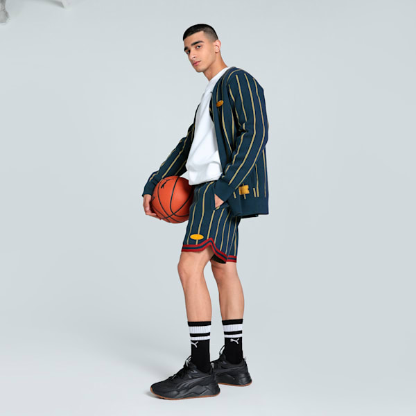 Hoops x Polar Express Men's Relaxed Fit Basketball Shorts, Club Navy, extralarge-IND