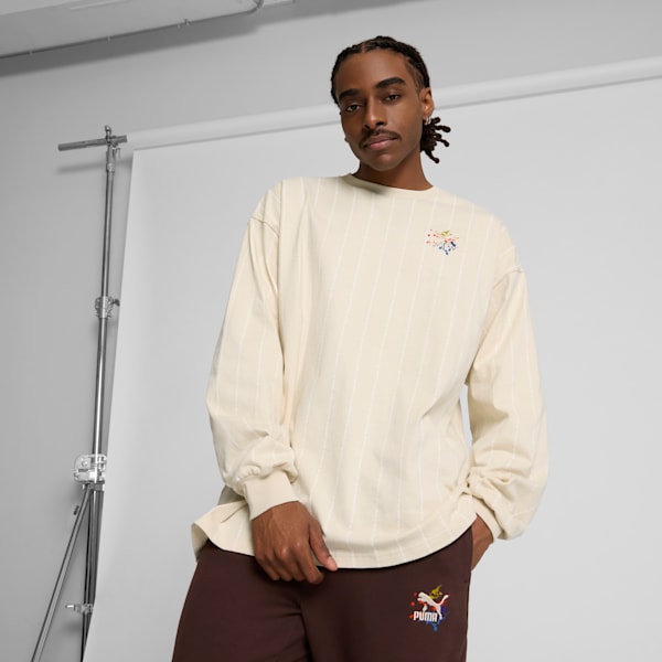 We Are Legends Renaissance Men's Long Sleeve Shirt, Alpine Snow, extralarge