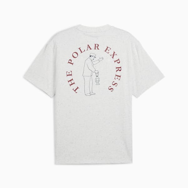 PUMA x POLAR EXPRESS Men's Tee, PUMA White, extralarge