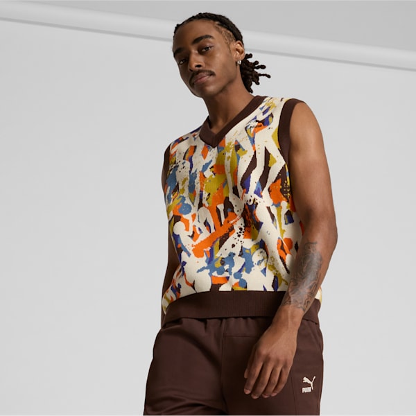 We Are Legends Renaissance Men's Vest, Dark Chocolate, extralarge