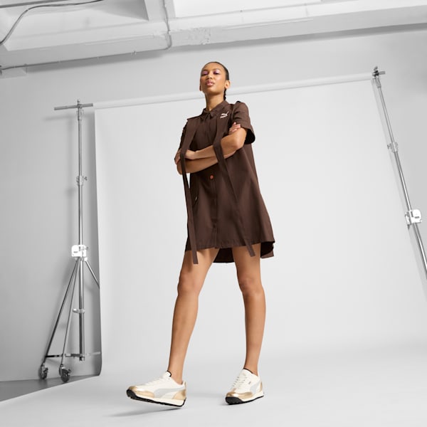 Vestido camisero We Are Legends Renaissance para mujer, Dark Chocolate, extralarge
