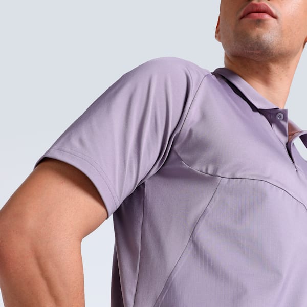 PUMA x one8 PUMATECH Men's Polo, Pale Plum, extralarge-IND