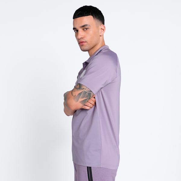 PUMA x one8 PUMATECH Men's Polo, Pale Plum, extralarge-IND