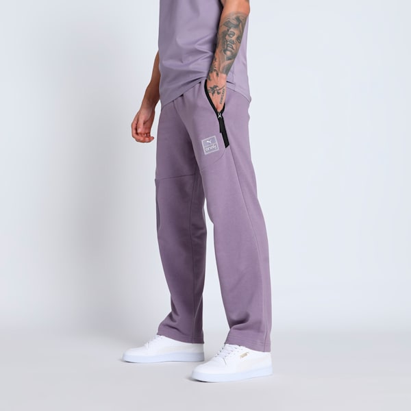 PUMA x one8 PUMATECH Men's Pants, Pale Plum, extralarge-IND