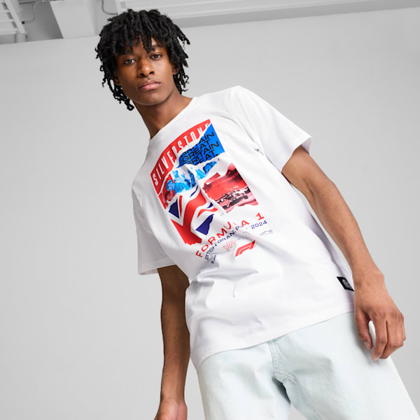 メンズ モータースポーツ F1 グレートブリテン 半袖 Tシャツ, PUMA White, extralarge-JPN