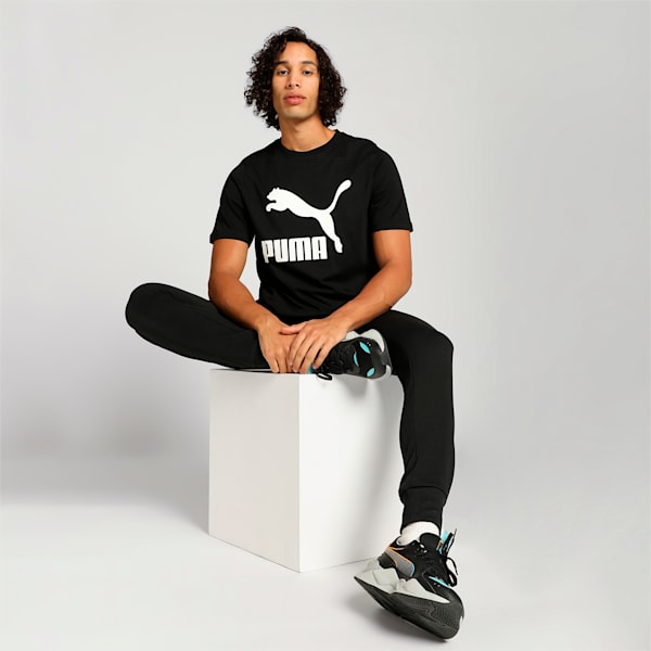 Men's Classics Logo Tee, Puma Black, extralarge-IND