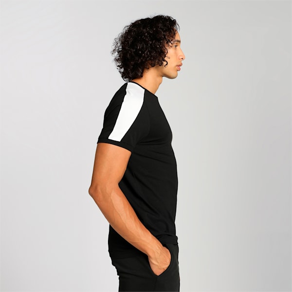 T7 Iconic Men's Slim Fit T-shirt, PUMA Black, extralarge-IND