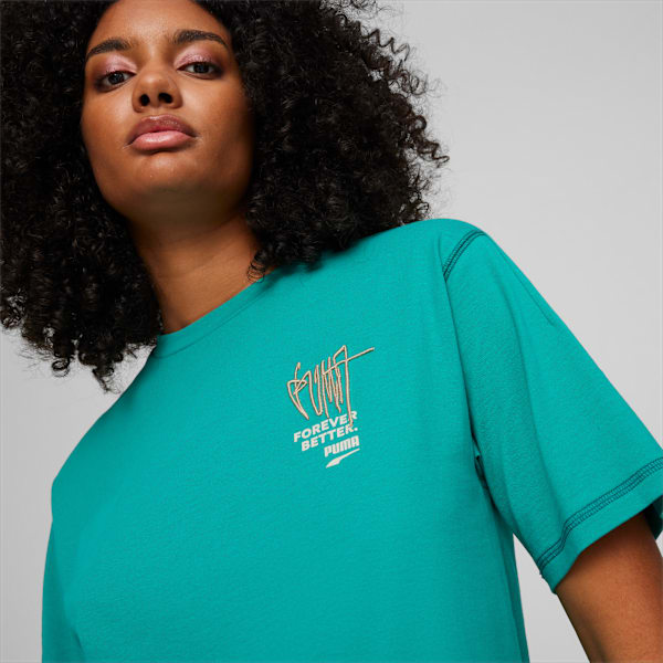DOWNTOWN RE:COLLECTION Relaxed Fit T-shirt, Sparkling Green, extralarge-IND