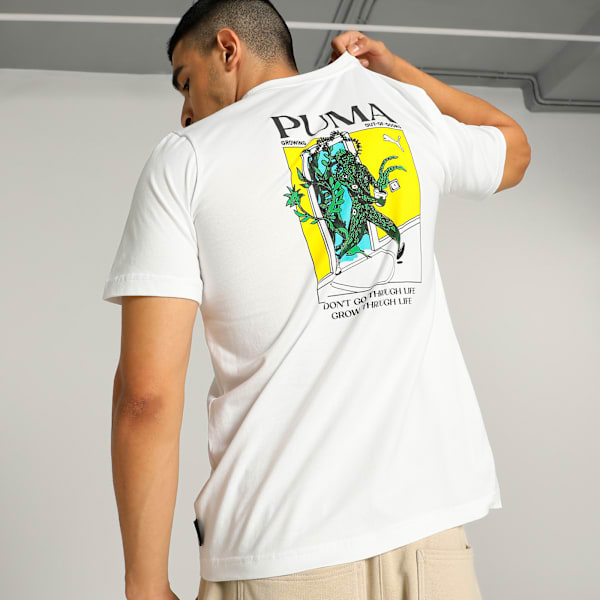 GRAPHICS PLANTASIA Men's T-shirt, PUMA White, extralarge-IND