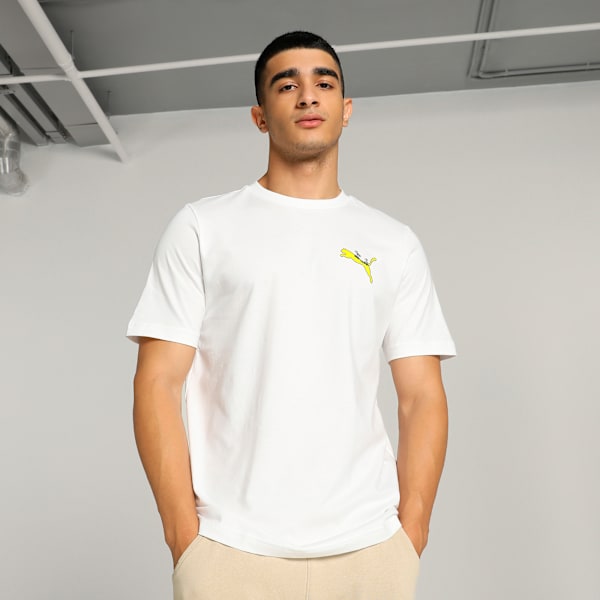 GRAPHICS PLANTASIA Men's T-shirt, PUMA White, extralarge-IND