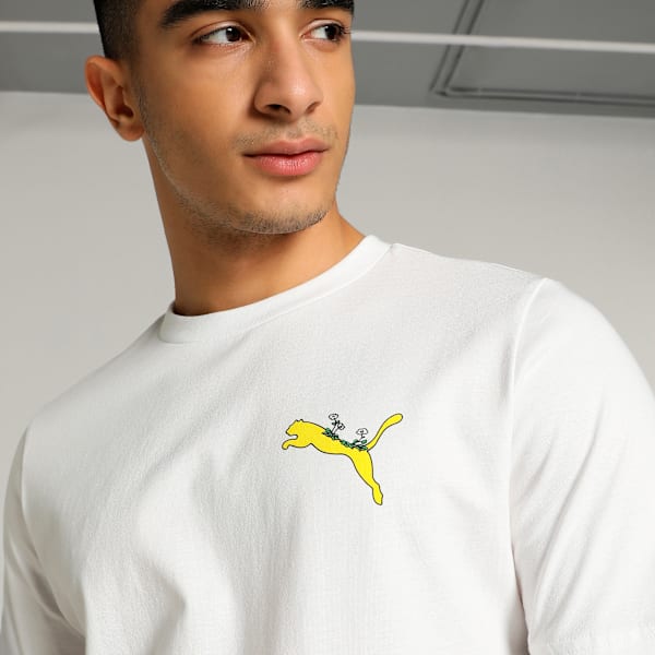 GRAPHICS PLANTASIA Men's T-shirt, PUMA White, extralarge-IND