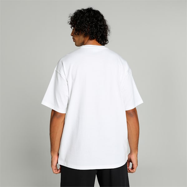 BETTER CLASSICS Unisex Oversized T-shirt, PUMA White, extralarge-IND