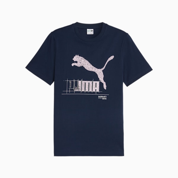 BRAND LOVE Men's Graphic T-shirt, Club Navy, extralarge-IND