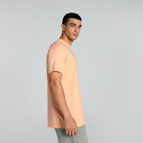 TEAM Men's Graphic Tee, Peach Fizz, extralarge-IND