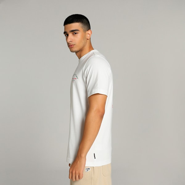 GRAPHICS PIZZA Men's T-shirt, PUMA White, extralarge-IND